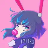 Hot Pink Evil Bunny from patreon